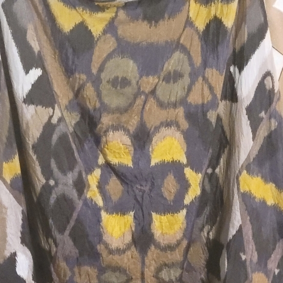 NWOT KASPER Silk Blend Printed Fit & Flair Skirt - Picture 2 of 11